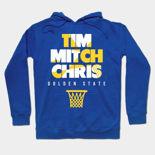 Golden State Throwback Basketball Hoodie by funandgames